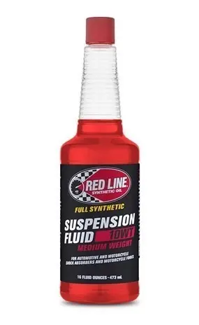 Red Line 10W Medium-Duty Suspension Fluid – 16 Oz Bottle 1