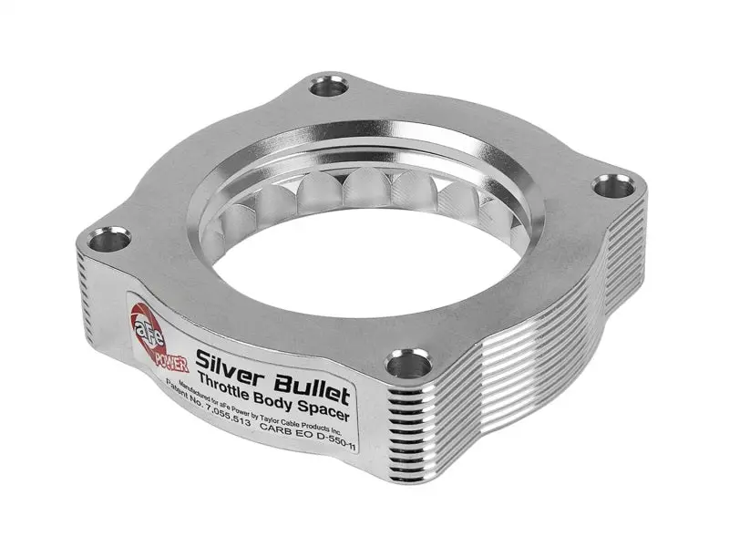 Afe Silver Bullet Throttle Body Spacer For Bmw N62 Engines (E53 X5, E60/E63/E64 5/6 Series, 2004–2009) 1