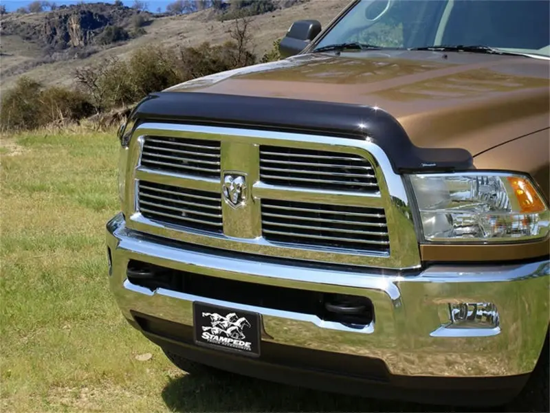 Stampede Vigilante Hood Protector – Smoke Finish, Custom Fit For 2010–2019 Dodge Ram 2500 1