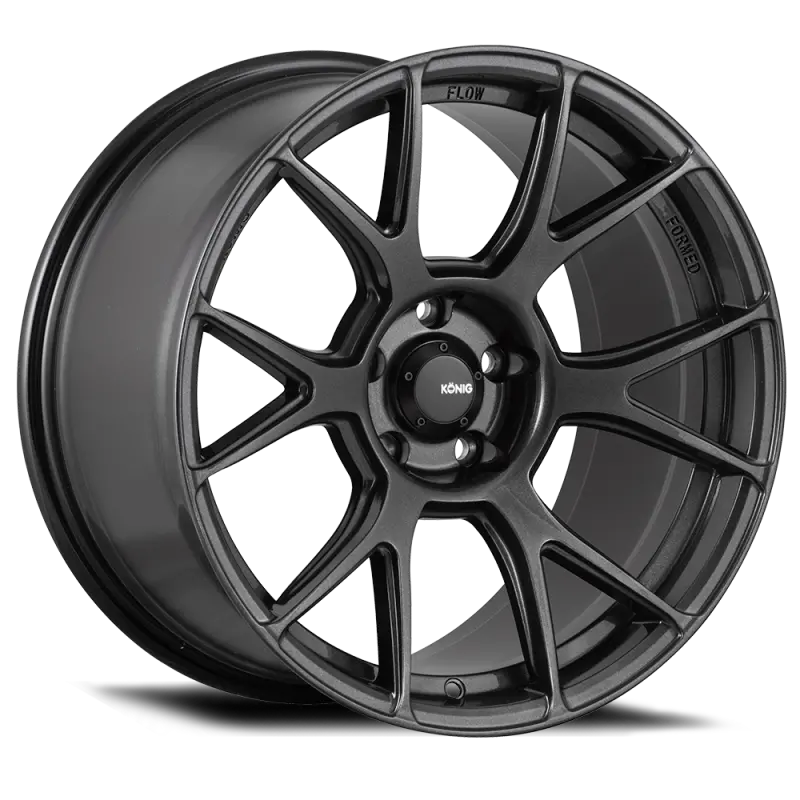 Konig Ampliform Alloy Wheel – 18X8.5 Inches, 5X112 Bolt Pattern, 43Mm Offset, Dark Metallic Graphite Finish 1