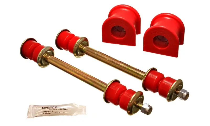 Energy Suspension Front Sway Bar Bushing Kit – 27Mm Diameter, Red Polyurethane 1