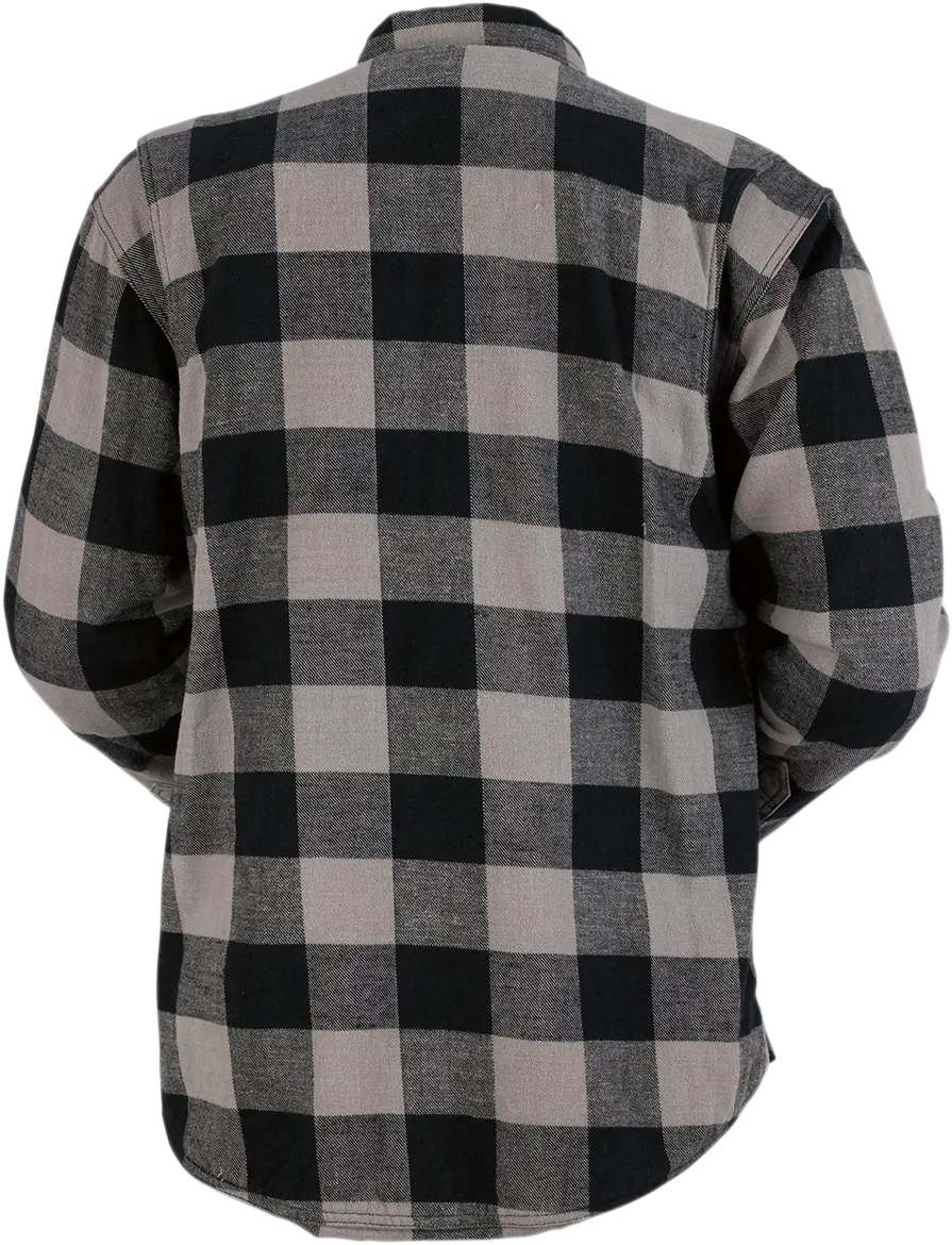Z1R Duke Flannel Shirt – Gray & Black, Xl (Style 3040-2548) 1