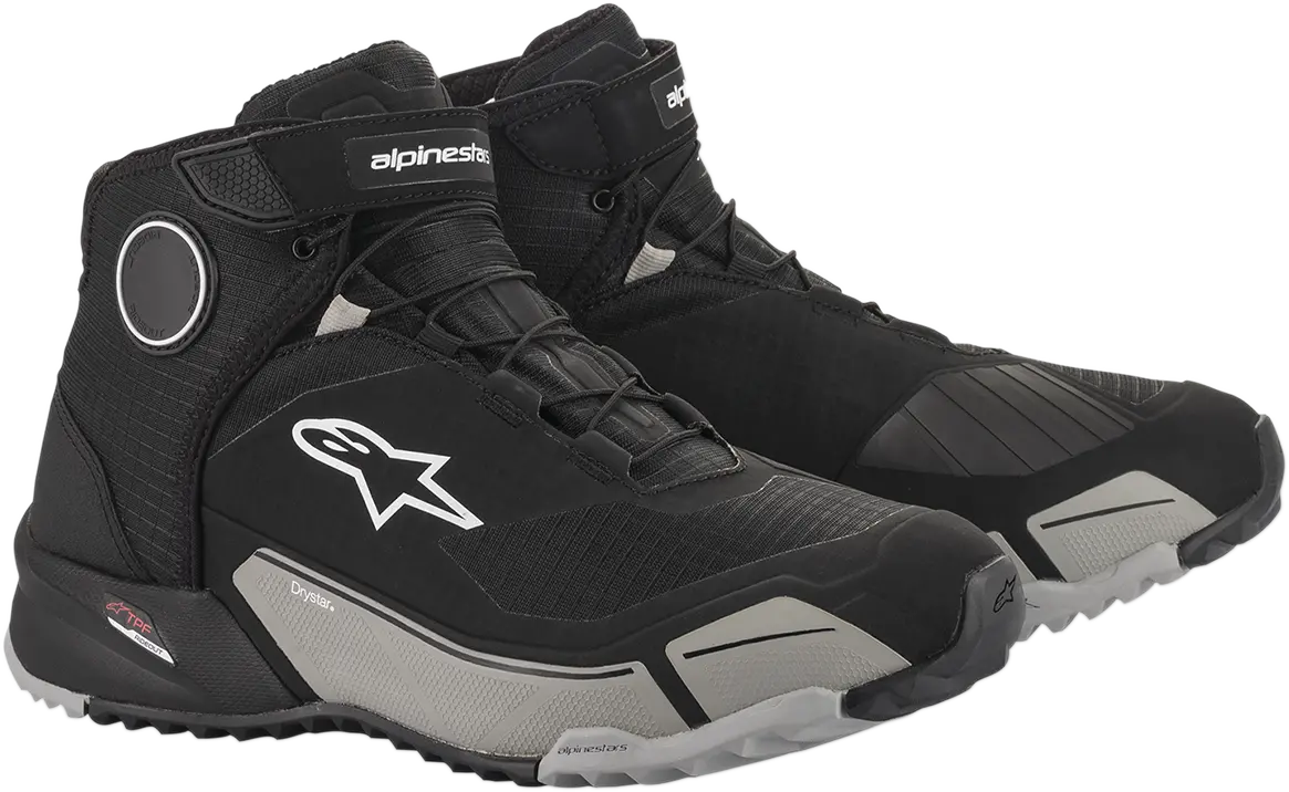 Alpinestars Cr-X Drystar Motorcycle Riding Shoes – Black/Cool Gray, Us Size 9.5 1
