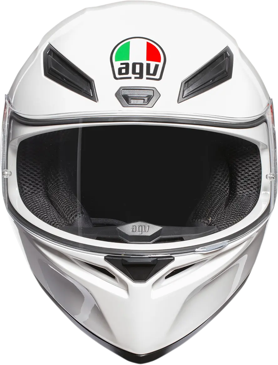 Agv K1 Full-Face Motorcycle Helmet – Pure White, Size Xs 1