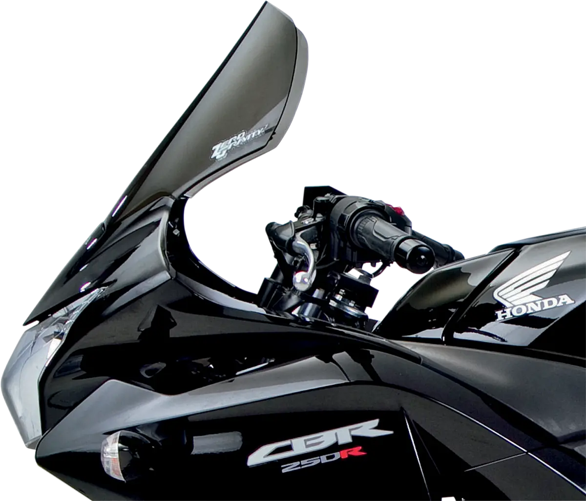 Zero Gravity Smoke-Tinted Sport Windscreen For Honda Cbr250R – Model 23-443-02 1