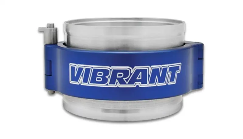 Vibrant Heavy-Duty Clamping System For 2-Inch Od Tubing – Blue Anodized Clamp 1