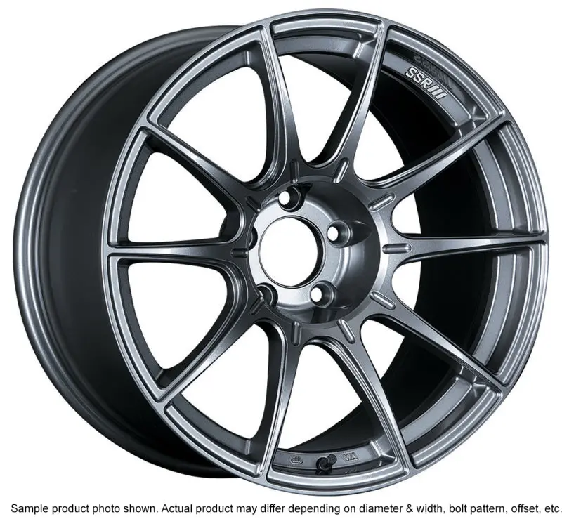 Ssr Gtx01 Forged Alloy Wheel – 18X9.5 Inches, 5X114.3 Bolt Pattern, +15Mm Offset, Dark Silver 1