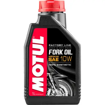 Motul Factory Line Medium 10W Synthetic Ester Fork Oil For Motorcycle Suspension 1
