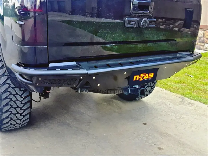 N-Fab Rbs-H Rear Bumper For 2014–2017 Chevrolet & Gmc 1500 Trucks – Gloss Black 1