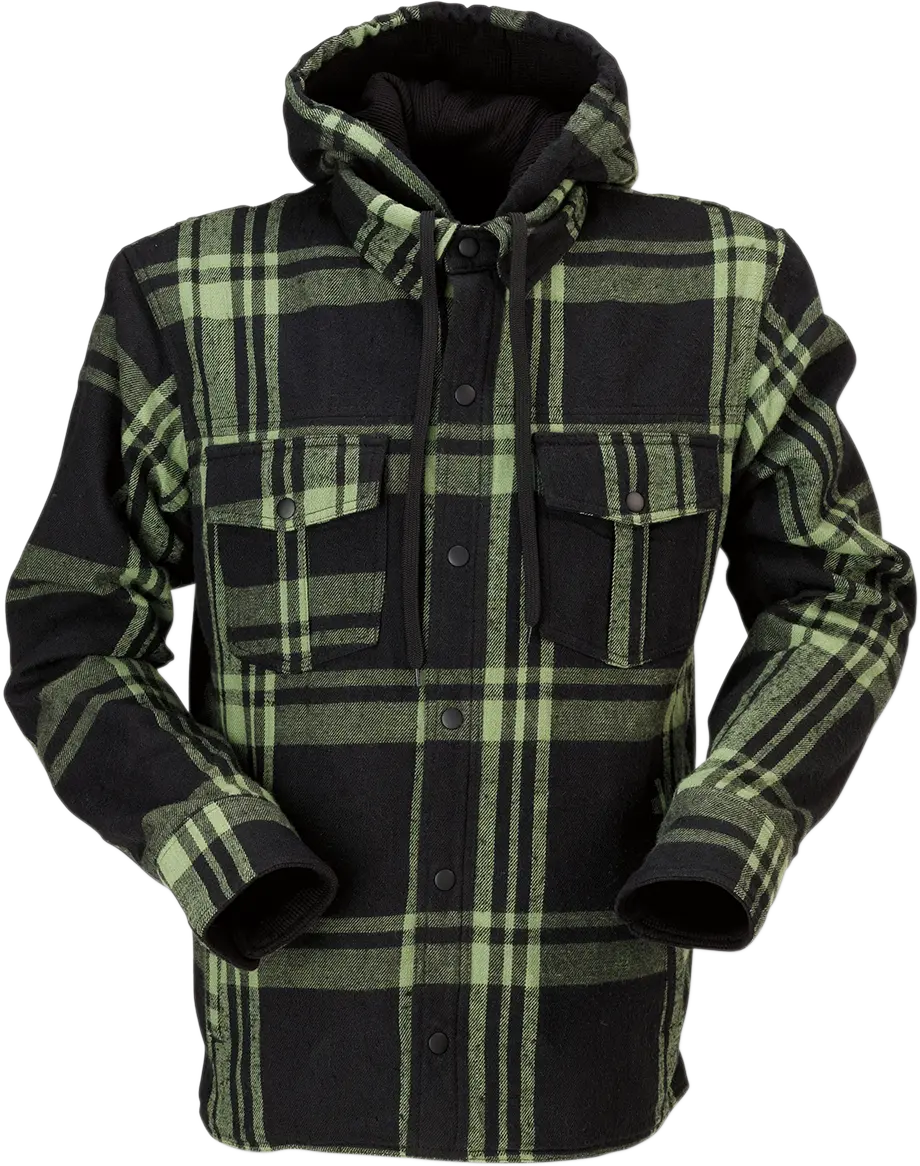 Z1R Timber Flannel Shirt – Olive & Black, Small (Style 2820-5325) 1