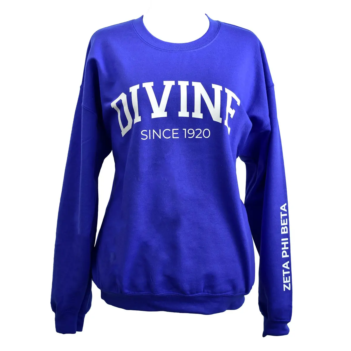 Zeta Phi Beta Sorority, Incorporated Sweatshirt- Divine And Sorority Name Design 1