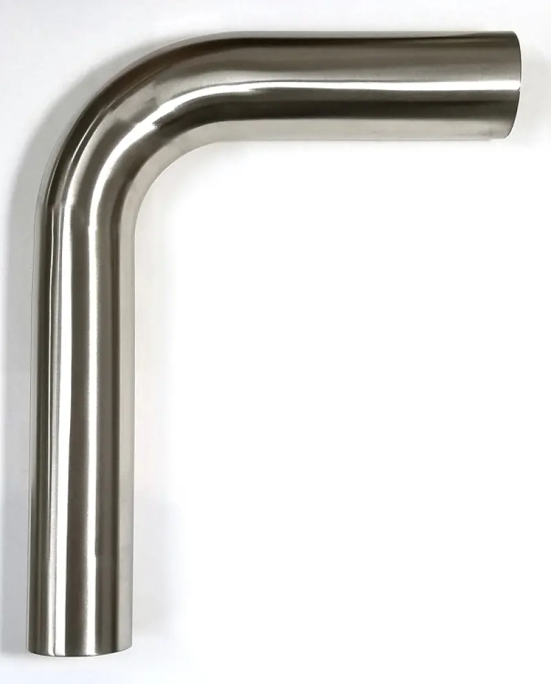 Stainless Bros 2.75" Mandrel-Bent 90° Elbow — 1.5D Radius, 4.125" Clr, Equal 6.5" Legs 1