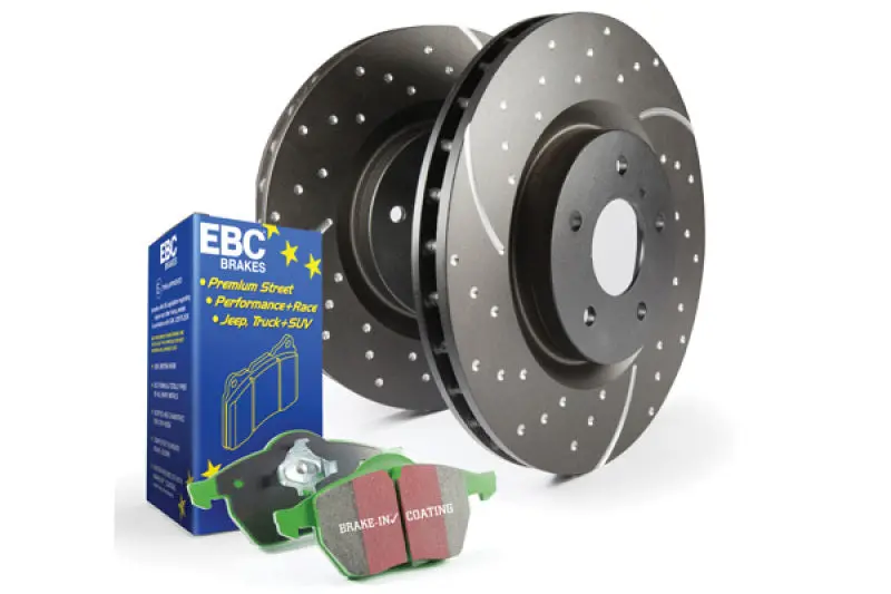 Stage 10 Performance Brake Kit Featuring Greenstuff 2000 Pads And Gd Premium Rotors 1