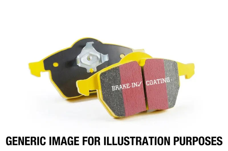 Ebc 2016+ Porsche 911 (991/2 W/Cast Iron Rotors) 3.0Tt Carrera Yellowstuff Rear Brake Pads 1