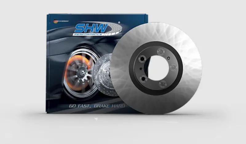 Shw Rear Brake Rotor For 2017–2018 Audi A4 Allroad Premium 2.0L – Smooth Monobloc Design 1