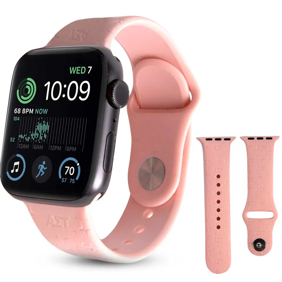 Alpha Sigma Tau Smart Watch Band, Compatible With Apple Watch 1