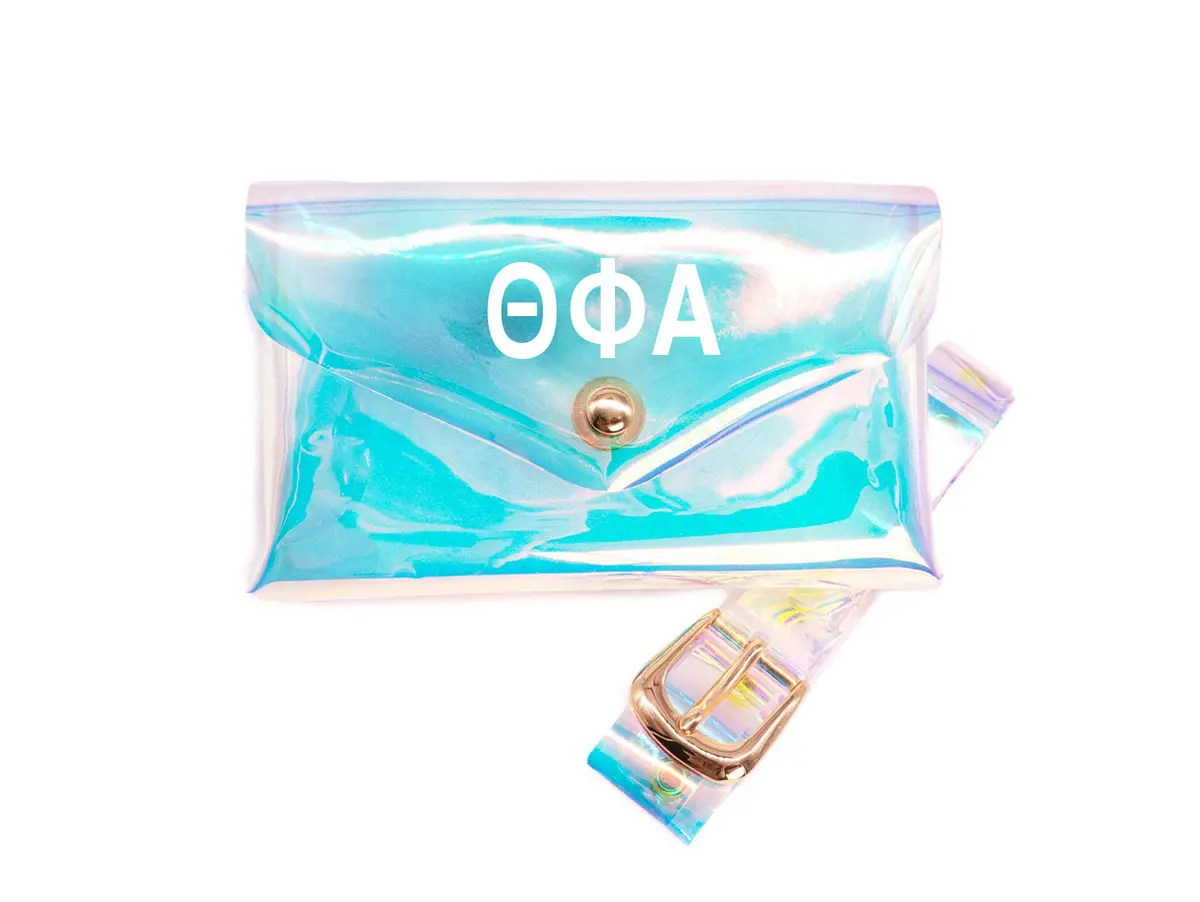 Theta Phi Alpha Holographic Belted Fanny Pack 1