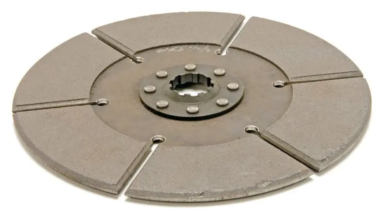 Mcleod Disc Sintered Iron Lcf 10.5Inx1-3/16X18 Spline Sld Hub 8 Riv .330 Thk 1