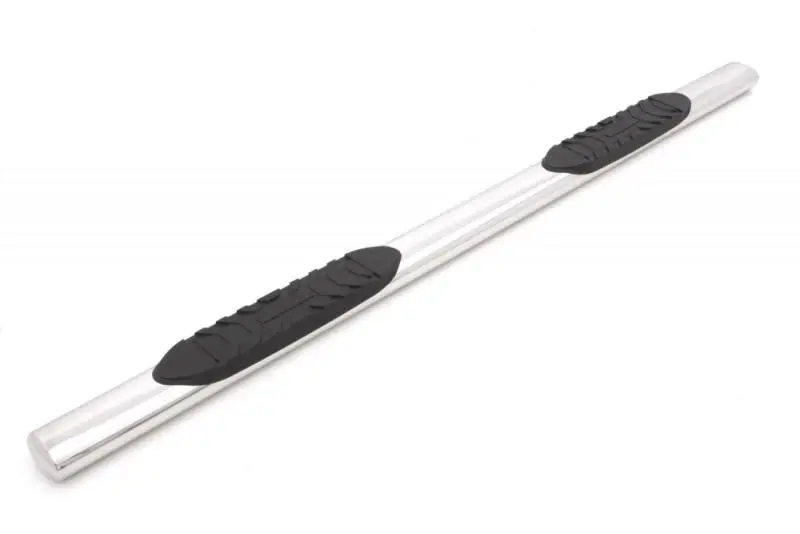 Lund Stainless Steel Oval Nerf Bars – 5-Inch Polished For 2019 Chevrolet Silverado 1500 Crew Cab 1