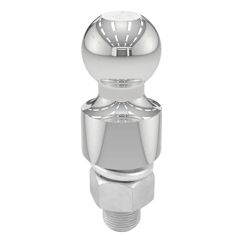 Curt Chrome Trailer Ball – 1-7/8-Inch Diameter, 1-Inch Shank X 2-3/16-Inch Length, 1-Inch Rise, 3500-Lb Capacity 1