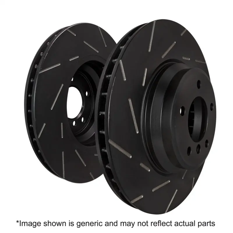 Ebc Usr Slotted Front Brake Rotors — Compatible With 2015+ Acura Tlx 2.4L 1