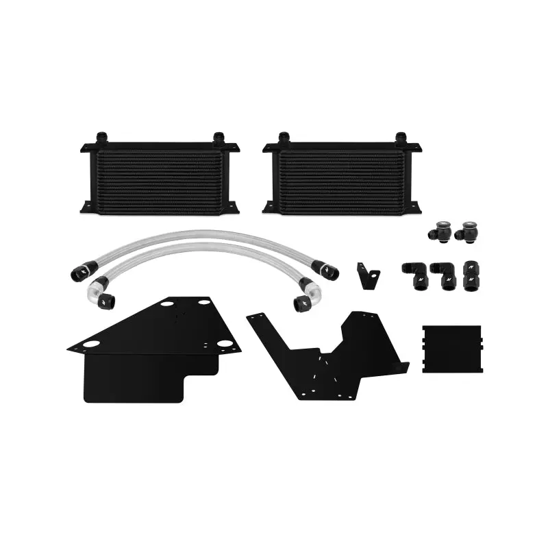 Mishimoto Black Oil Cooler Kit For 2008–2015 Mitsubishi Lancer Evolution X 1