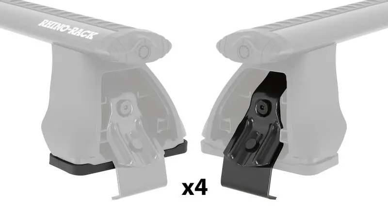 Rhino-Rack 2500 Fitting Kit – Includes 4 Pads And 4 Clamps For Roof Rack Installation 1