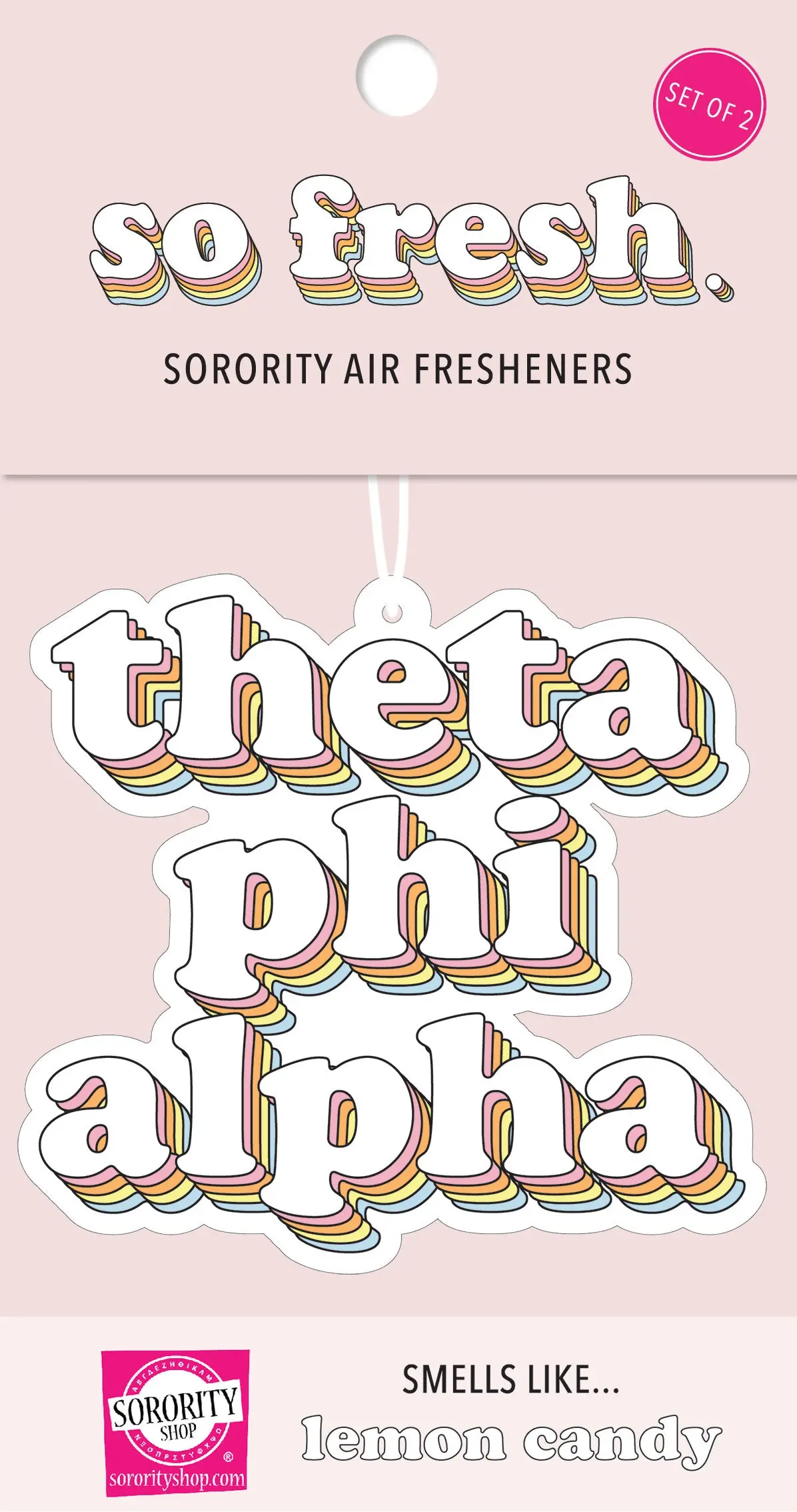 Theta Phi Alpha Retro Air Freshener 1