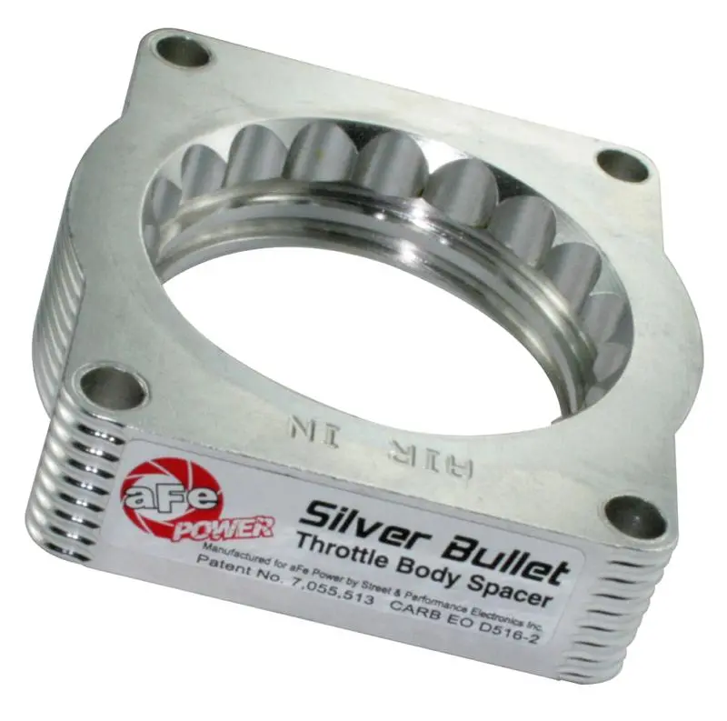 Afe Silver Bullet Throttle Body Spacer For 2010–2012 Ford F-150 Raptor (6.2L V8) 1