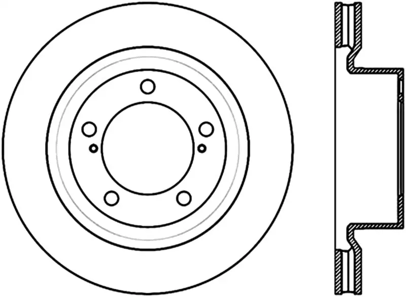 Stoptech Performance Brake Rotors For 2013–2015 Toyota Sequoia And Tundra 1