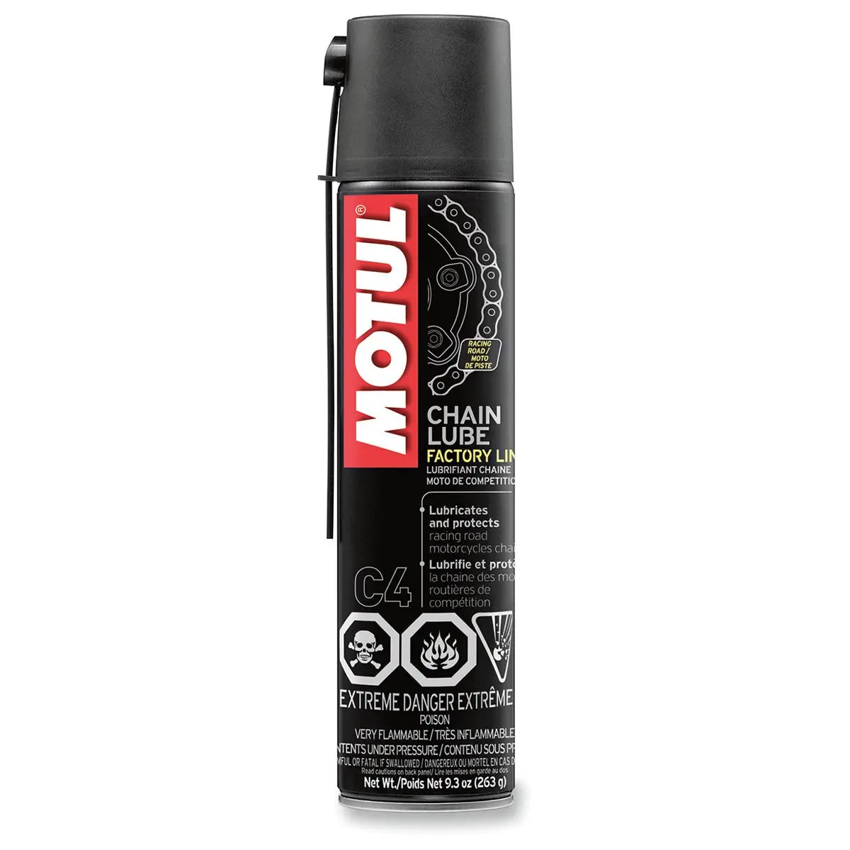 Motul C4 Chain Lube Factory Line For Motorcycle - 400Ml 1