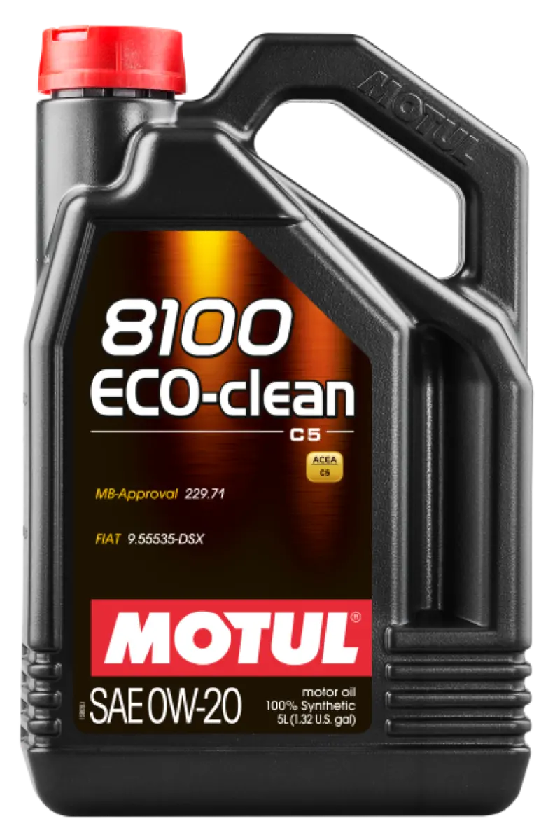 Motul 8100 Eco-Clean 0W-20 Full Synthetic Engine Oil – Low-Viscosity Fuel-Efficient Formula 2