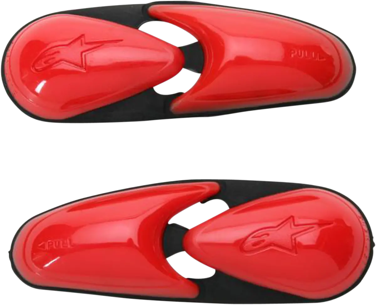Alpinestars Flexible Toe Sliders - Red 25Slitech-Rd 1