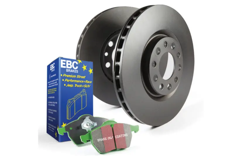 Stage 11 Brake Upgrade Kit: Greenstuff 2000 Pads + Rk Drilled & Slotted Rotors 1