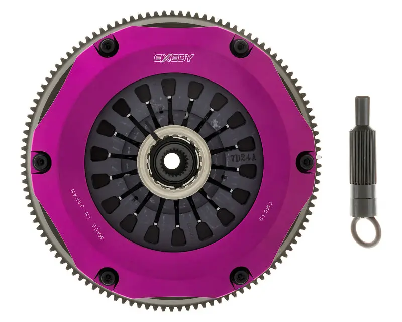Exedy 96-06 Mitsubishi Evo 4-9 4G63T 2.0L Twin-Organic Clutch Kit 1
