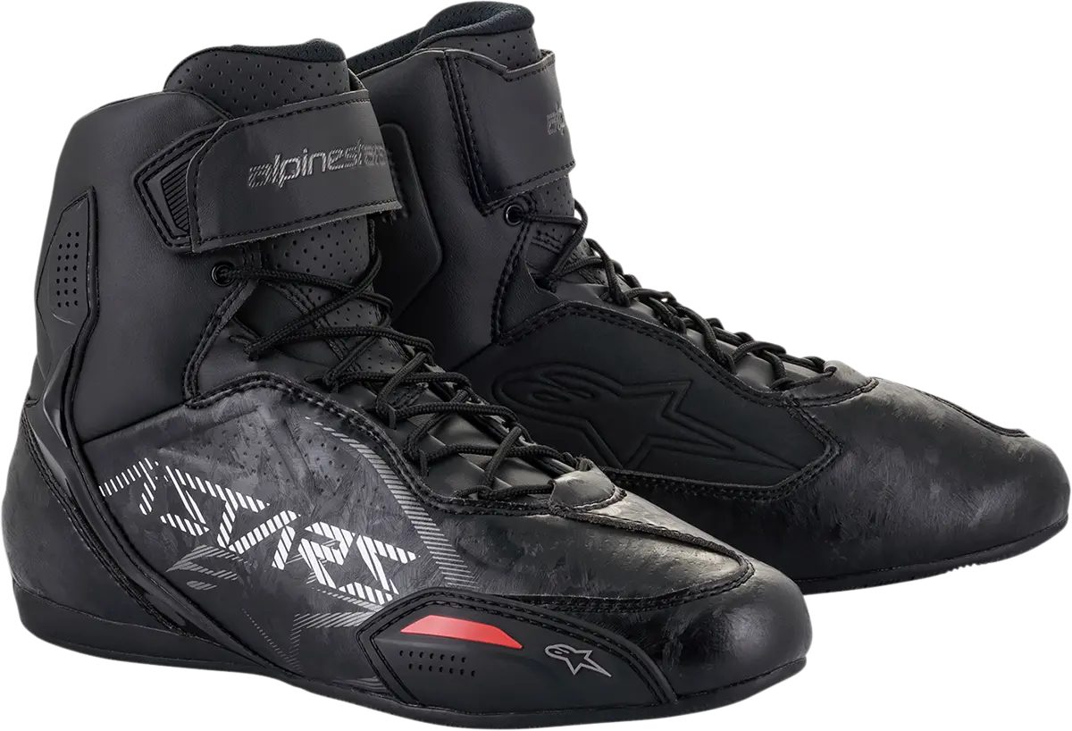 Alpinestars Faster-3 Motorcycle Riding Shoes — Black/Gunmetal Colorway, Us Size 13 (Model 2510219-110113) 1