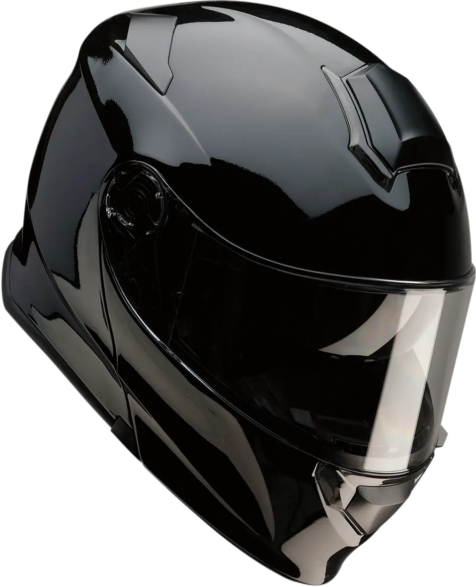Z1R Solaris Modular Motorcycle Helmet – Black, Size 3Xl 1