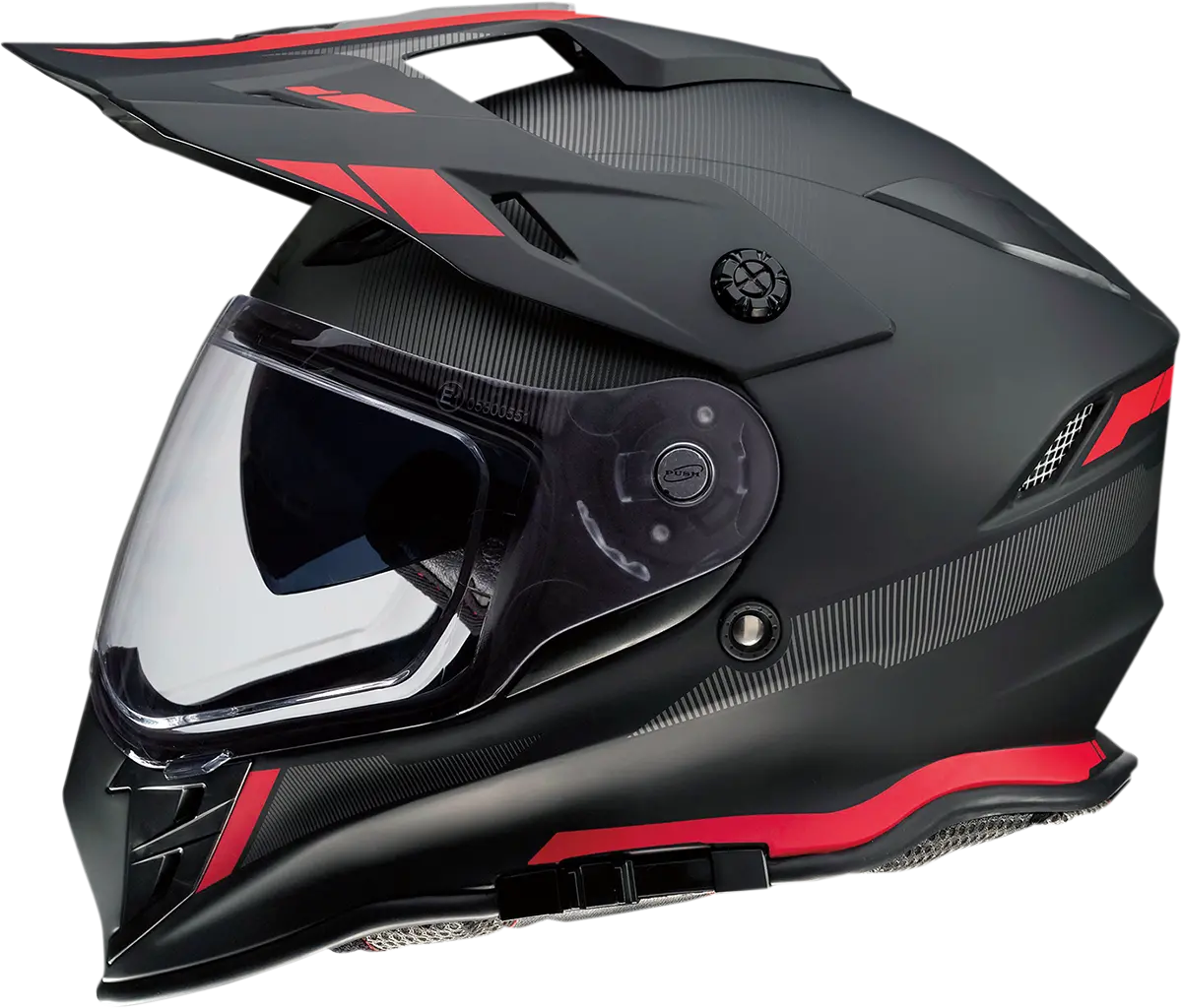 Z1R Range Helmet - Uptake - Black/Red - Large 0140-0016 1