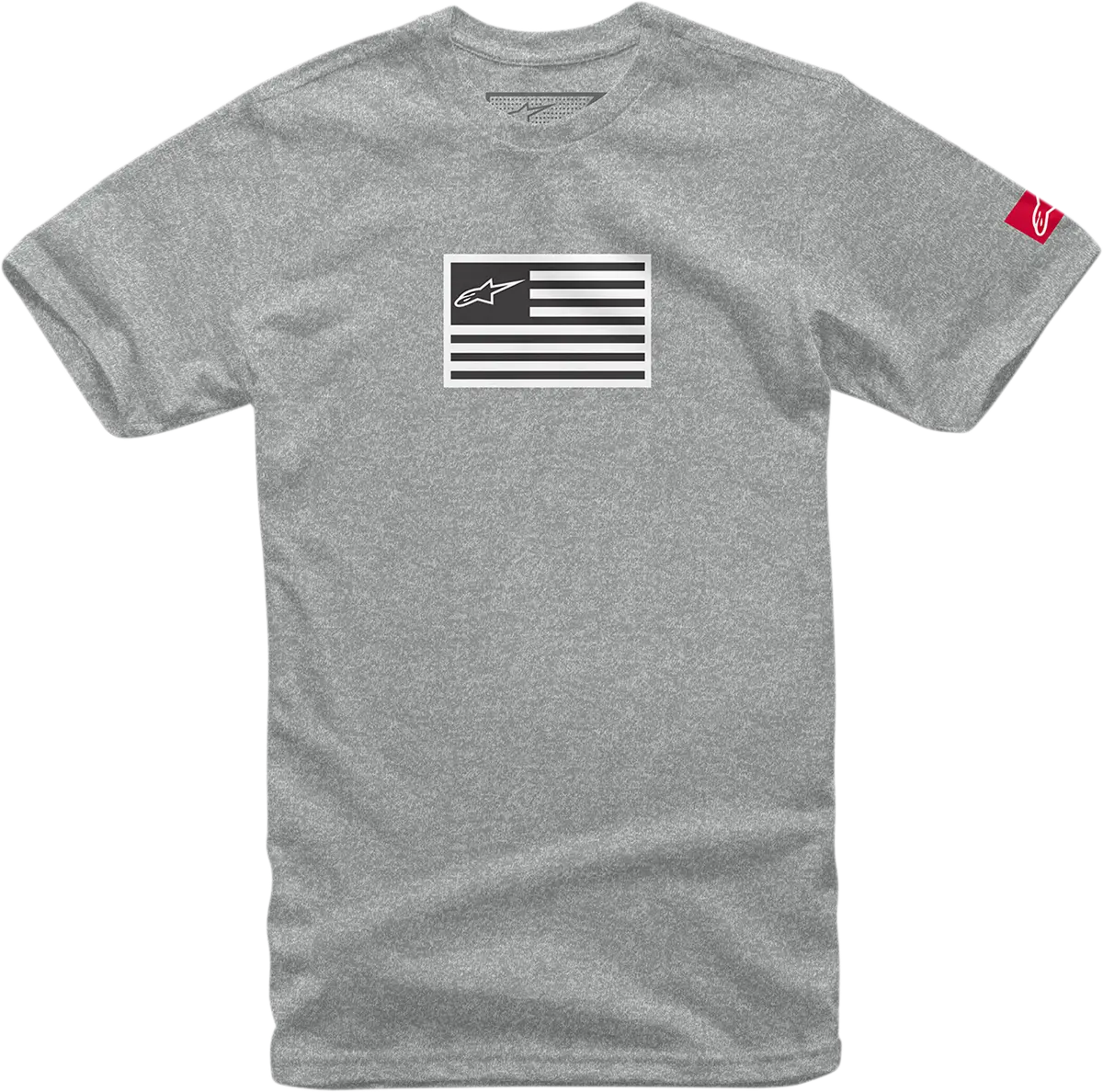 Alpinestars Flagged T-Shirt - Heather Gray - 2Xl 12137203810262X 1
