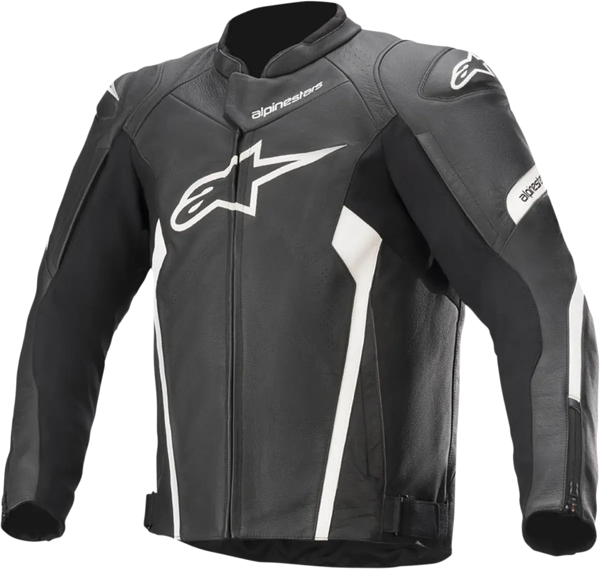 Alpinestars Faster V2 Leather Jacket - Black/White - Us 48 / Eu 58 3103521-12-58 1