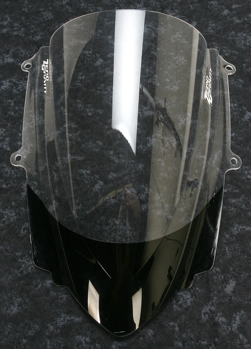 Zero Gravity Double Bubble Windscreen - Clear - 675 16-914-01 1