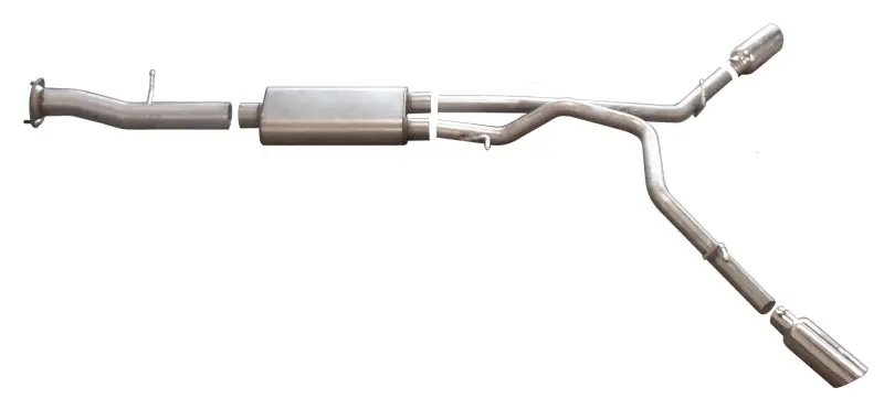 Gibson 2007 Hummer H2 Base 6.0L 2.25In Cat-Back Dual Extreme Exhaust - Stainless 1