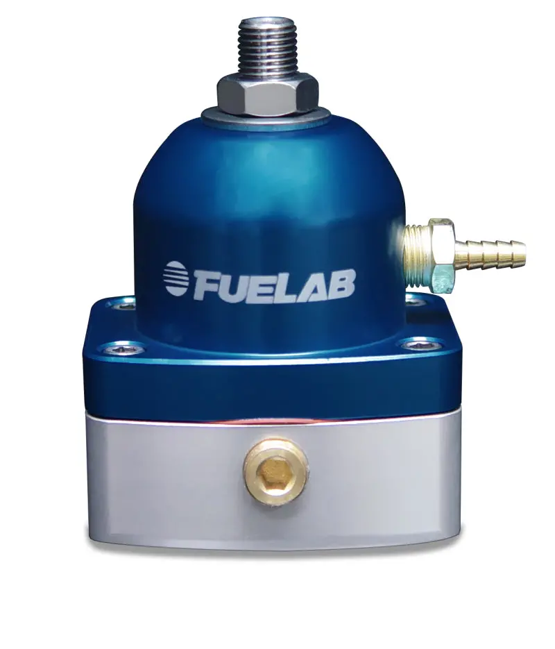 Fuelab 535 Tbi Adjustable Mini Fpr 10-25 Psi (2) -6An In (1) -6An Return - Blue 1