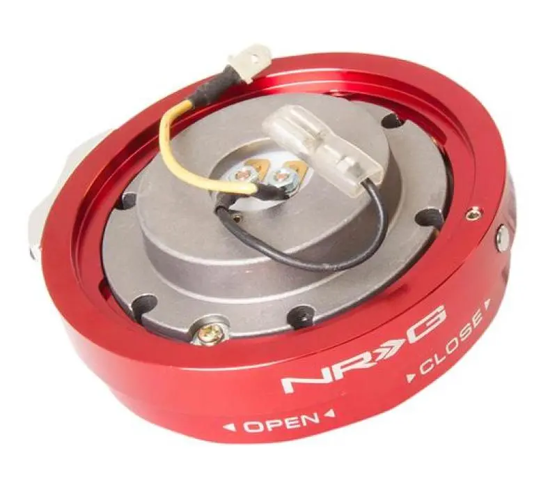Nrg Thin-Profile Quick Release Steering Wheel Hub – Red Finish 1