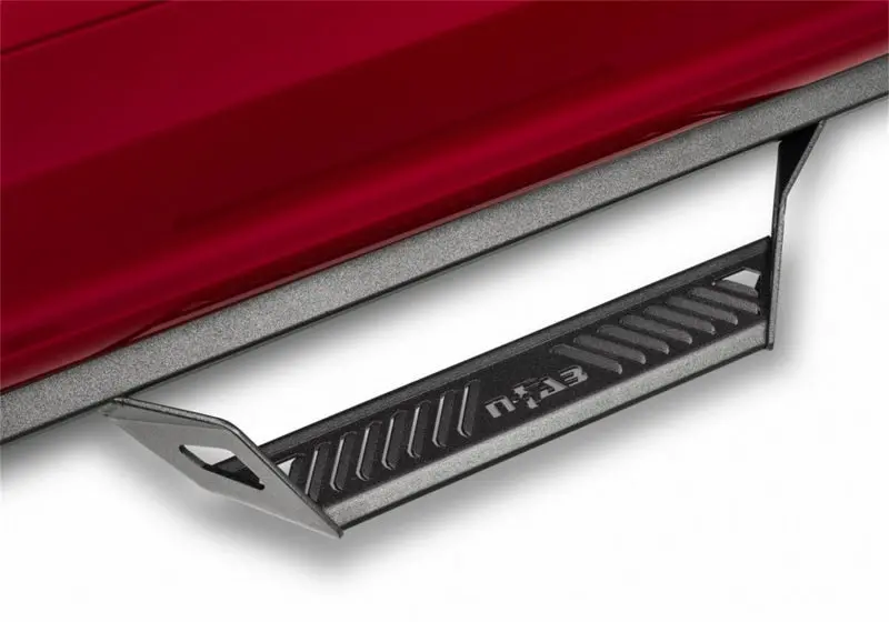 N-Fab Predator Pro Step System – Textured Black, Full-Length For 2010–2017 Dodge Ram 2500/3500/4500 Crew Cab 1