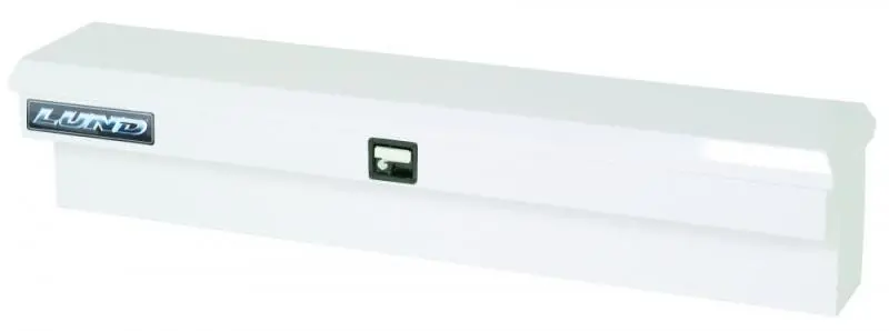 Lund Universal Aluminum Side Bin Box — Commercial-Grade, White Finish 1