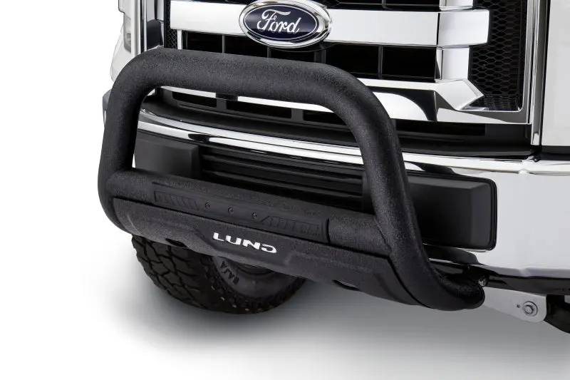 Lund 04-18 Ford F-150 (Excl. Heritage) Bull Bar W/Light & Wiring - Black 1