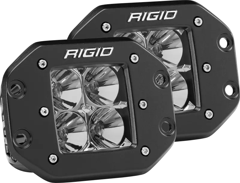 Rigid Industries Dually - Flush Mount - Flood - Set Of 2 1