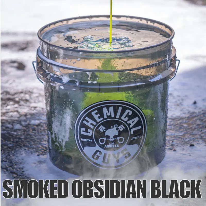Chemical Guys Heavy-Duty Detailing Bucket – 4.5-Gallon Smoked Black 1