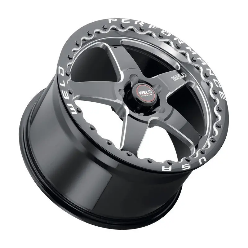 Weld 17X10 Ventura Beadlock 5X127 Et38 Bs7.00 Gloss Blk Mil Dia 71.5 1